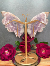 Load image into Gallery viewer, Beautiful Pink Amethyst Crystal Butterfly Wings
