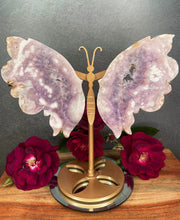 Load image into Gallery viewer, Beautiful Pink Amethyst Crystal Butterfly Wings
