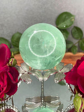 Load image into Gallery viewer, Stunning Green Fluorite Crystal Sphere Ball