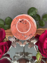 Load image into Gallery viewer, High Quality Pink Agate Crystal Sphere With Druzy