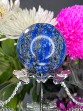 Load image into Gallery viewer, Wisdom Lapis Lazuli Crystal Sphere Ball