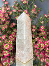 Load image into Gallery viewer, Stunning Green Quartz Flower Agate Crystal Tower