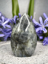 Load image into Gallery viewer, Pretty Labradorite Crystal Flame With Flash
