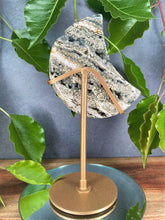 Load image into Gallery viewer, Unique Ocean Jasper Crystal Crescent Moon