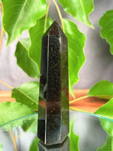 Load image into Gallery viewer, Stunning Golden Sheen Obsidian Crystal Tower Point
