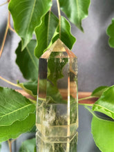Load image into Gallery viewer, Wealth Yellow Citrine Quartz Crystal Tower Point