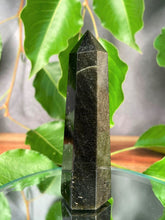 Load image into Gallery viewer, Insight Golden Sheen Obsidian Crystal Tower Point