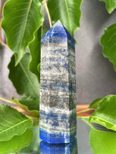 Load image into Gallery viewer, Chakra Healing Lapis Lazuli Crystal Tower Point
