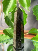 Load image into Gallery viewer, Insight Golden Sheen Obsidian Crystal Tower Point