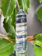 Load image into Gallery viewer, Truth Lapis Lazuli Crystal Tower Point