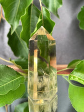Load image into Gallery viewer, Wealth Yellow Citrine Quartz Crystal Tower Point