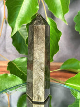 Load image into Gallery viewer, Powerful Golden Sheen Obsidian Crystal Tower Point