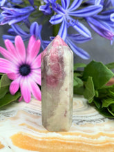 Load image into Gallery viewer, Love Pink Tourmaline Rubellite Crystal Tower Point