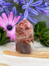 Load image into Gallery viewer, Harmony Crazy Lace Agate Crystal Tower Point