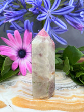 Load image into Gallery viewer, Love Pink Tourmaline Rubellite Crystal Tower Point