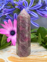 Load image into Gallery viewer, Soothing Pink Tourmaline Rubellite Crystal Tower Point