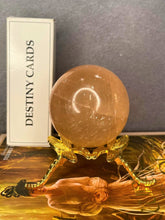 Load image into Gallery viewer, Stunning Honey Calcite Crystal Sphere
