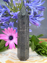 Load image into Gallery viewer, Stunning Yooperlite Crystal Tower Point With UV Reaction