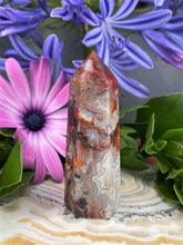 Load image into Gallery viewer, Natural Crazy Lace Agate Crystal Tower Point