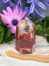 Load image into Gallery viewer, Crazy Lace Agate Crystal Tower Point