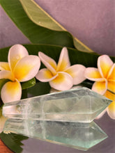 Load image into Gallery viewer, Tranquil Green Fluorite Crystal Point Wand