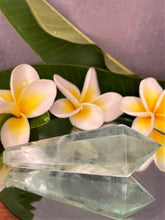 Load image into Gallery viewer, Tranquil Green Fluorite Crystal Point Wand