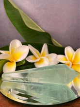 Load image into Gallery viewer, Serene Green Fluorite Crystal Point Wand