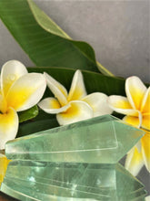 Load image into Gallery viewer, Soothing Green Fluorite Crystal Point Wand