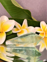 Load image into Gallery viewer, Graceful Green Fluorite Crystal Point Wand