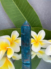 Load image into Gallery viewer, Blue Apatite Crystal Tower Generator Point