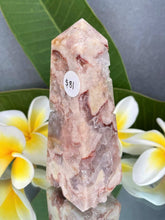 Load image into Gallery viewer, Stunning Pink Amethyst Obelisk Crystal Tower Point