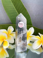 Load image into Gallery viewer, Moss Agate Obelisk Crystal Quartz Tower Point