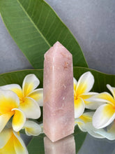 Load image into Gallery viewer, Pretty Pink Amethyst Crystal Tower Obelisk Point