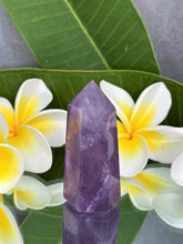 Load image into Gallery viewer, Chakra Healing Amethyst Crystal Tower Point