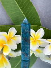 Load image into Gallery viewer, Blue Apatite Crystal Tower Generator Point