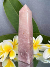 Load image into Gallery viewer, Pink Amethyst Crystal Tower Obelisk Point