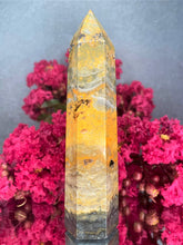 Load image into Gallery viewer, Stunning Bumblebee Jasper Crystal Stone Tower Point