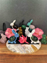 Load image into Gallery viewer, Easter Bunny Rabbits And Crystal Eggs