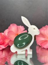 Load image into Gallery viewer, Easter Bunny Rabbits And Crystal Eggs