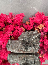 Load image into Gallery viewer, Yooperlite Crystal Dragon Head Stone Carving
