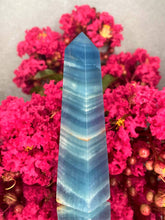 Load image into Gallery viewer, Stunning High Quality Blue Onyx Crystal Tower Point