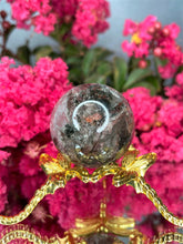 Load image into Gallery viewer, Natural Garden Quartz Lodolite Crystal Sphere