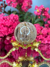 Load image into Gallery viewer, Intuition Garden Quartz Lodolite Crystal Sphere