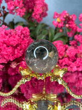 Load image into Gallery viewer, Grounding Garden Quartz Lodolite Crystal Sphere