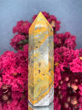 Load image into Gallery viewer, Natural Bumblebee Jasper Crystal Stone Tower Point