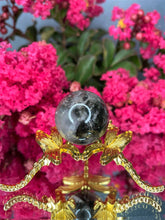 Load image into Gallery viewer, Small Garden Quartz Lodolite Crystal Sphere