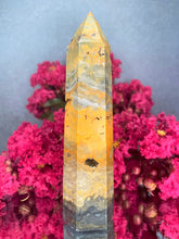 Load image into Gallery viewer, Stunning Bumblebee Jasper Crystal Stone Tower Point
