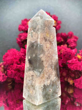 Load image into Gallery viewer, Stunning Green Quartz Flower Agate Crystal Tower