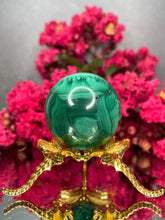 Load image into Gallery viewer, High Quality Malachite Crystal Sphere