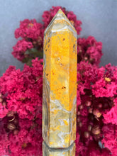 Load image into Gallery viewer, Natural Bumblebee Jasper Crystal Stone Tower Point
